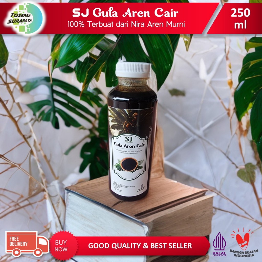 Jual SJ GULA AREN CAIR 250ml - 100% Nira Aren - Liquid Palm Sugar ...
