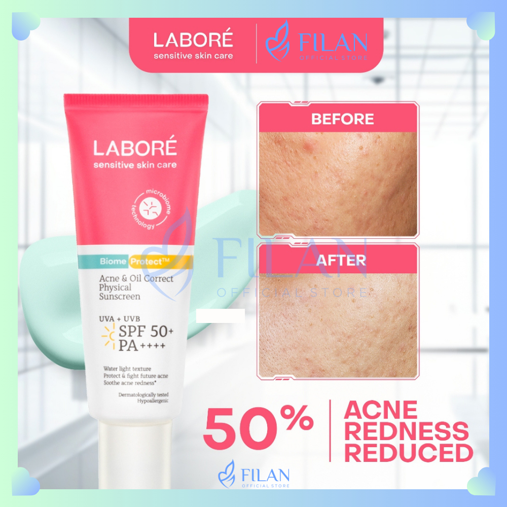 Jual Labore Acne & Oil Correct Physical Sunscreen SPF50+ PA ...