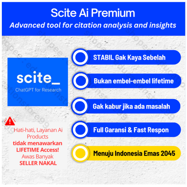 2 - Scite Ai Premium Smart Software Untuk Sitasi Research Paper Writing