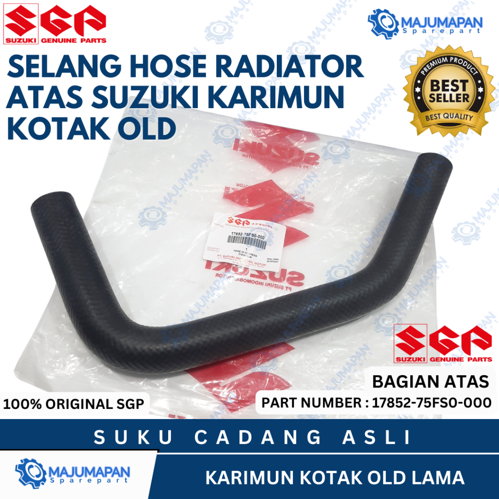 Jual Selang hose radiator atas suzuki karimun kotak old lama Original ...