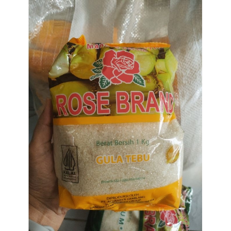 Jual Gula pasir rose brand 1kg gula tebu surabaya | Shopee Indonesia