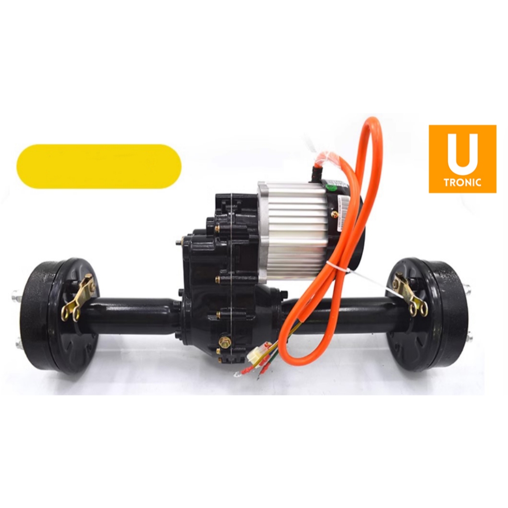 Jual Paket!! Dinamo Motor Listrik Roda Tiga + Gardan Belakang 75cm ...