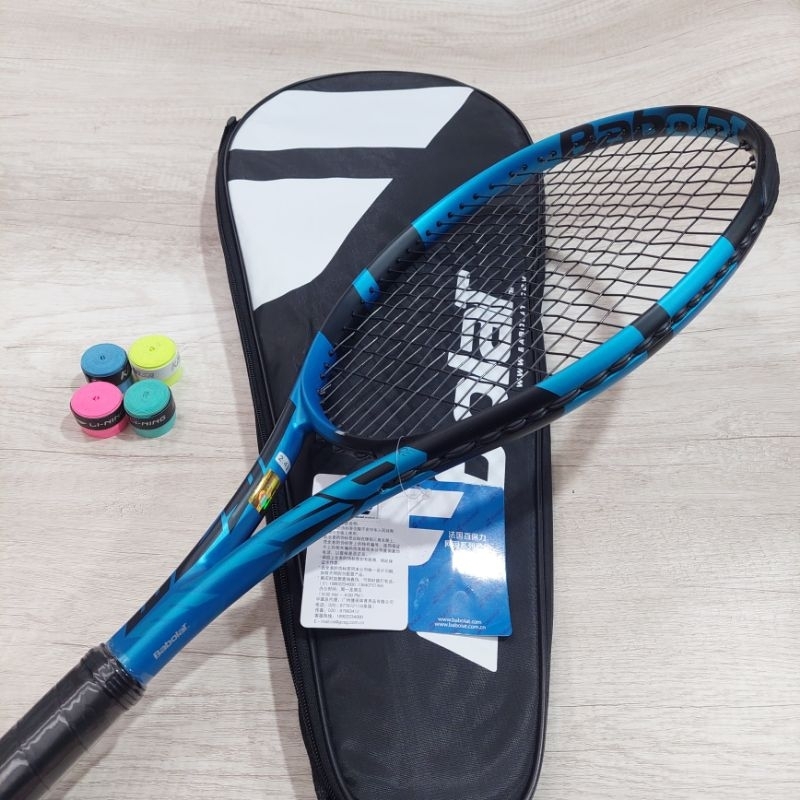 Jual RAKET TENIS PURE DRIVE BLACK BLUE PEMULA SIAP PAKAI | Shopee Indonesia