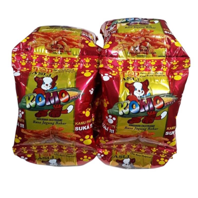 Jual KOMO Snack Jagung Bakar Renceng isi 10 pcs x 8gr | Shopee Indonesia