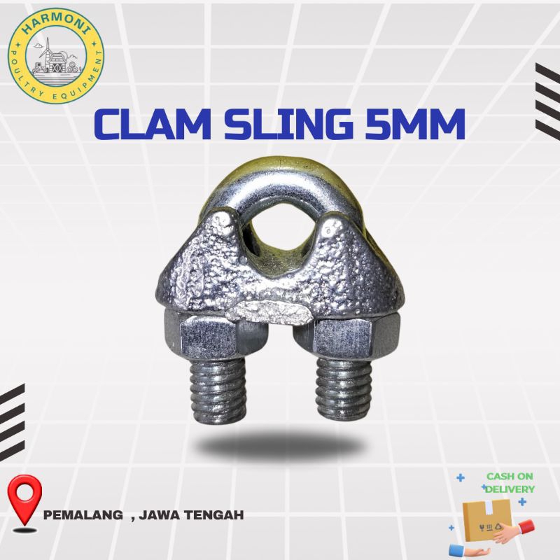 Jual KLEM SELING 5MM | CLAM SLING 5MM | Shopee Indonesia