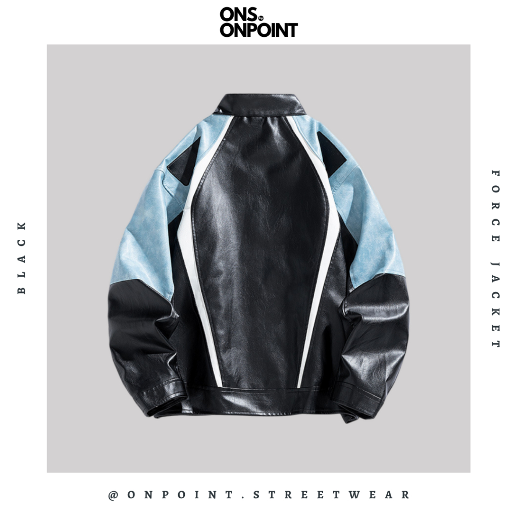 Jual [ONS BY ONPOINT] Force Jacket - jaket kulit pria jaket varsity ...