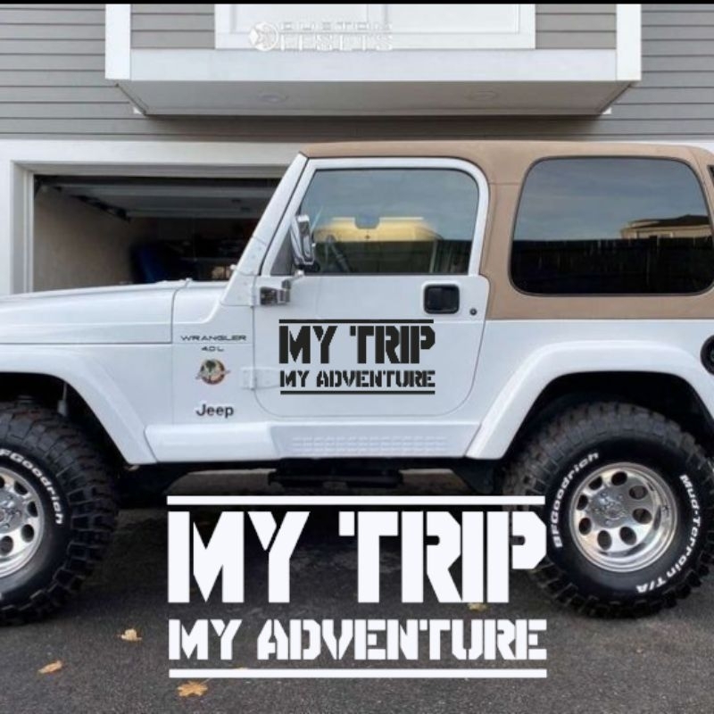 Jual STIKER MY TRIP MY ADVENTURE CUTTING STICKER PINTU MOBIL | Shopee ...