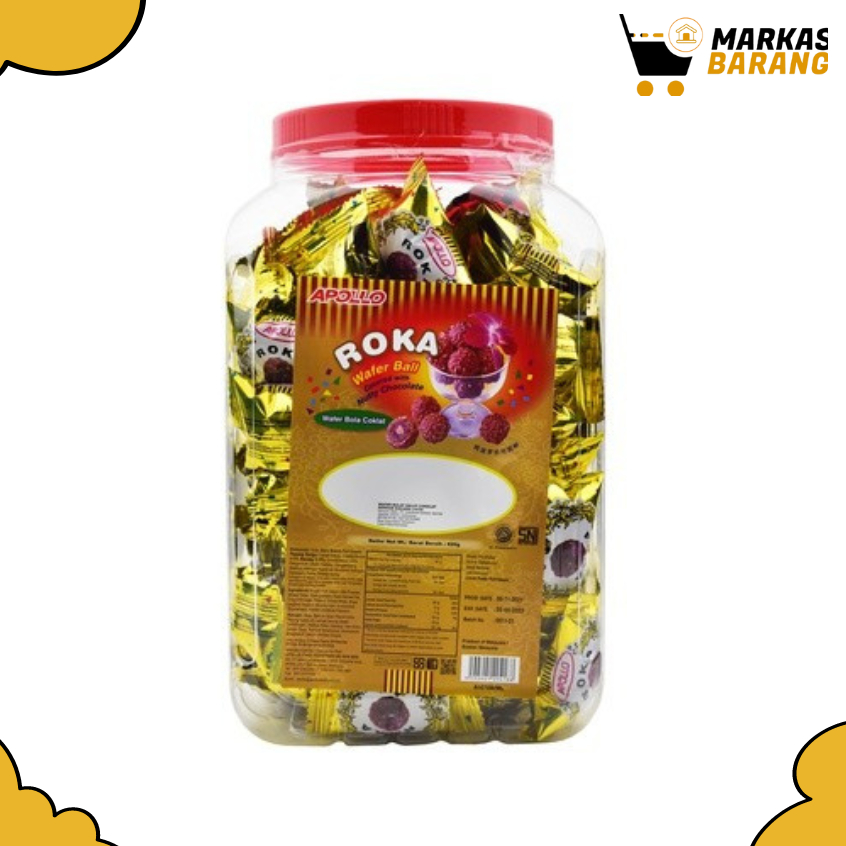Jual Apollo Roka Water Ball Cokelat Kemasan Toples | Shopee Indonesia