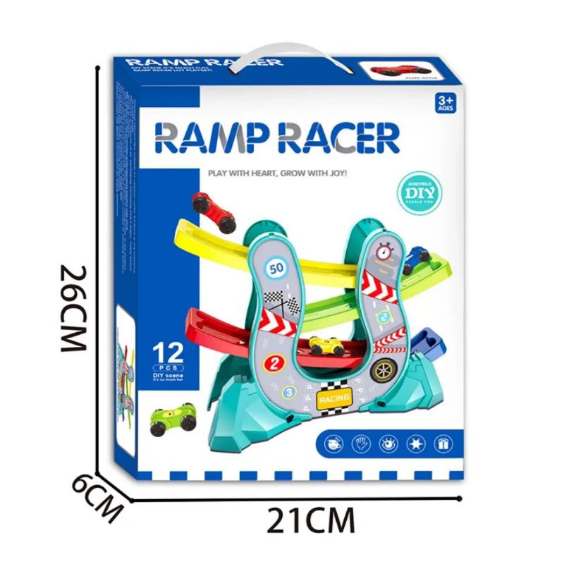 Jual Mainan edukasi anak RAMP RACER DIY track racing car | Shopee Indonesia