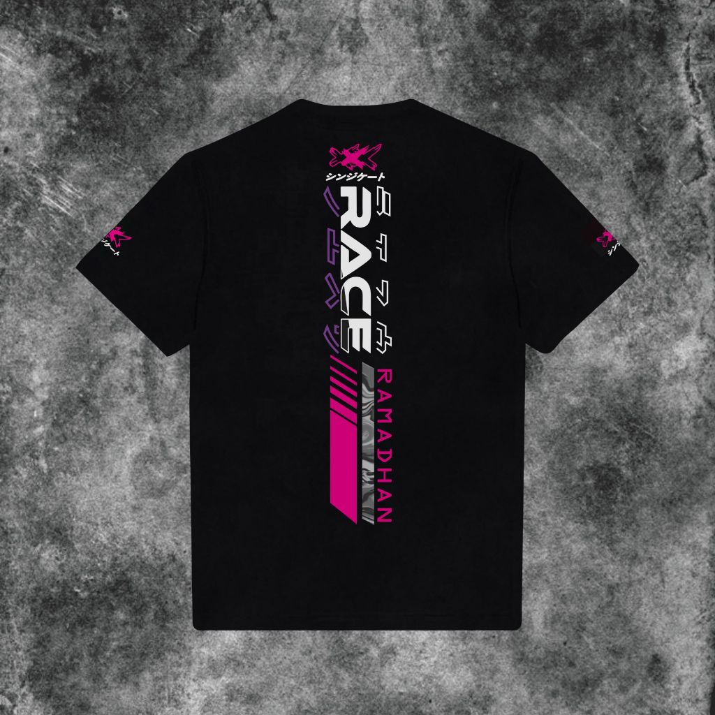 Jual Baju Kaos Race 2025 Baju Distro Racing Pria Wanita ~FREE STICKER ...