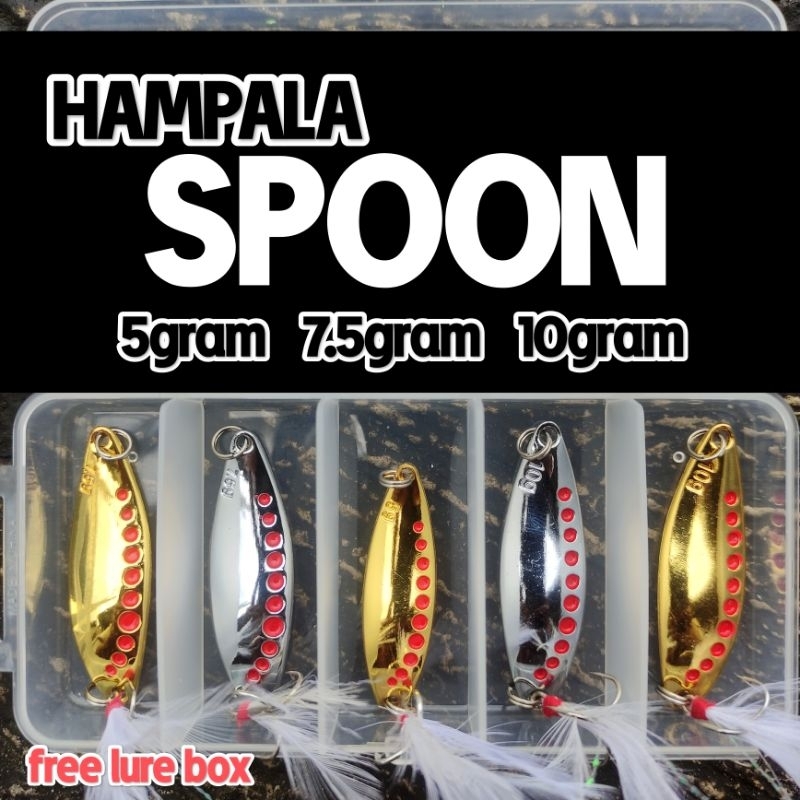 Jual paket SPOON umpan casting HAMPALA / SEBARAU | Shopee Indonesia