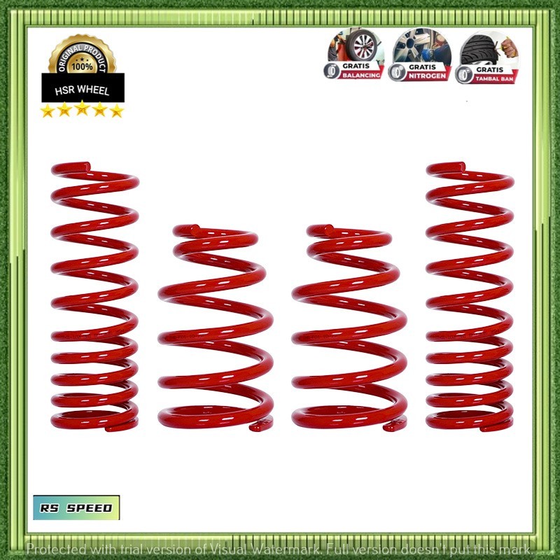 Jual LOWERING KIT HSR RED INNOVA BENSIN dibawah 2012 | Shopee Indonesia