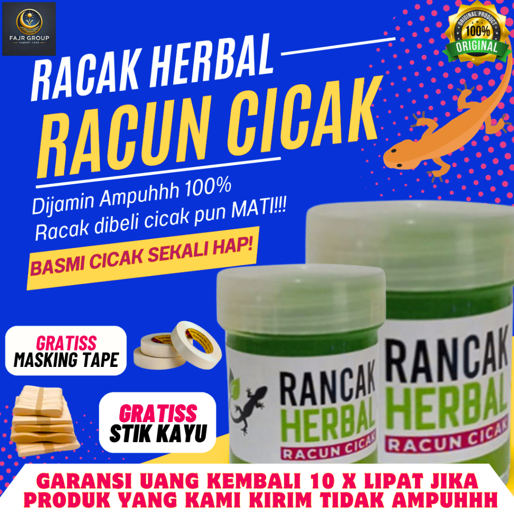 Jual PROMO RAMADHAN (BELI 1 DAPAT 3 PCS) Racun Cicak 100% Ampuh - Racak ...