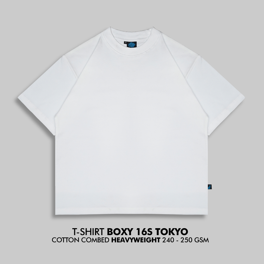Jual QPKY Kaos Polos Boxy 16s Tokyo - Tshirt Boxy Heavyweight Boxy ...
