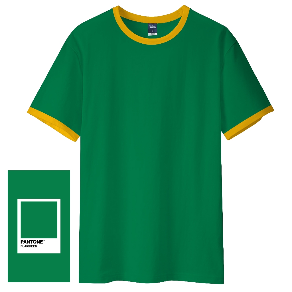 Jual KAOS RINGER TEE - FUJI MUSTARD ( KAOS POLOS RINGER TEE - COMBED ...