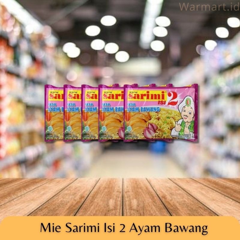 Jual Mie Instant - Sarimi Isi 2 Rasa Ayam Bawang 115 g ×5pcs | Shopee ...