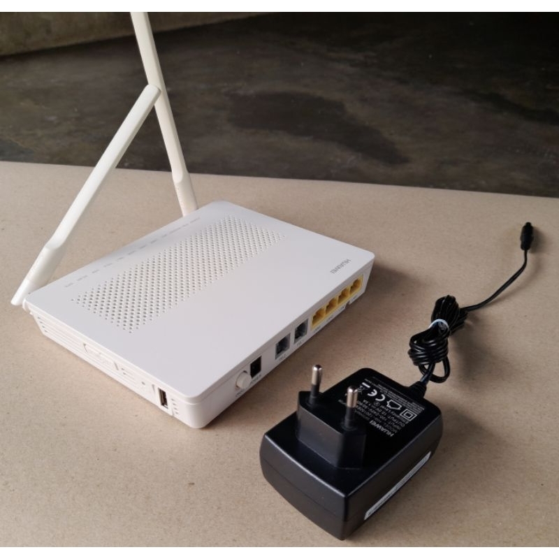 Jual Modem / Ont HUAWEI GPON HG8245H Port BIRU + Adaptor | Shopee Indonesia