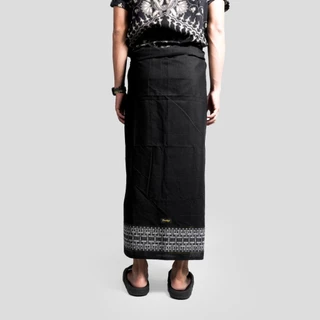 Prodigo * Sarung Hitam Weru Motif 2 I Sarung Tenun Pria Dewasa I Sarung Premium Terbaru