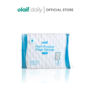 Olaif Daily Multi-Purpose Magic Sponge (4 pcs) - Spons Ajaib / Busa Ajaib / Busa Serba Guna