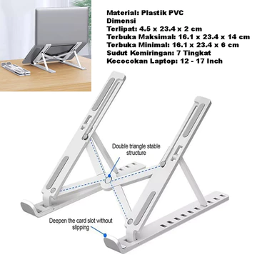 Laptop Stand Foldable Adjustable Aluminium 12 17 Inch
