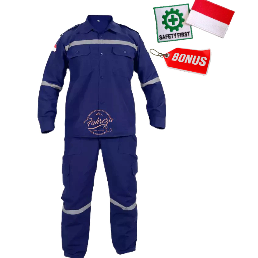 Jual Wearpack Safety Setelan Atas Bawah Ribstok Poly Tebal – Ada ...