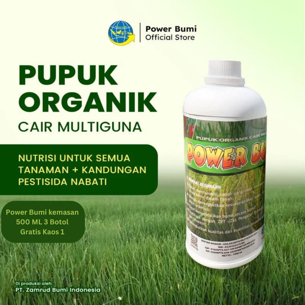Jual POC Power Bumi kemasan 500 ML 3 Botol | Shopee Indonesia