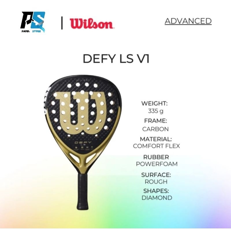 Jual WILSON DEFY LS V1 2025 PADEL RACKET | RAKET PADEL | RAKET WILSON ...
