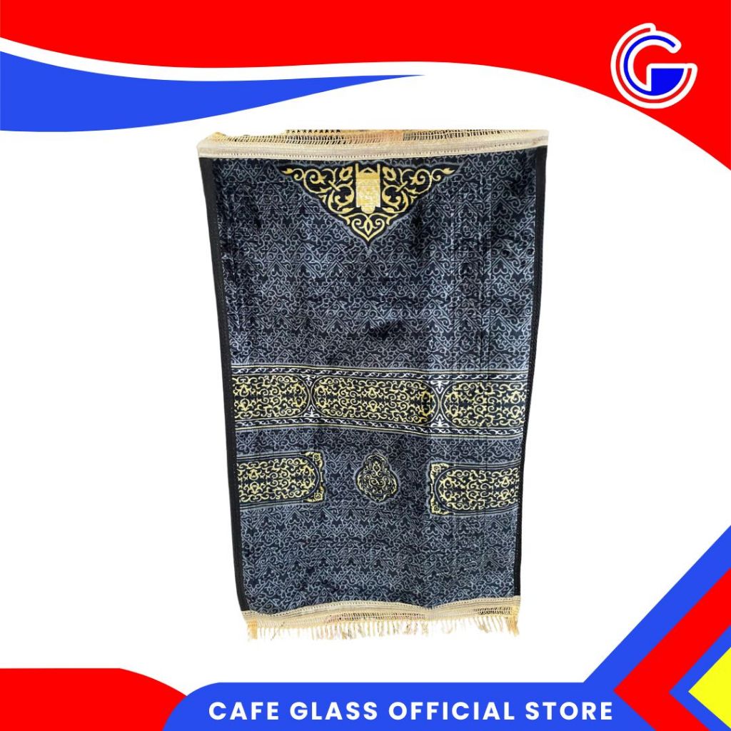 Sajadah Bulu Motif Arab Elegan Timbul / Karpet Sholat Anti Slip / Sajadah Travelling Hajatan Nyaman / Kado Lebaran Haji / Dekor Rumah