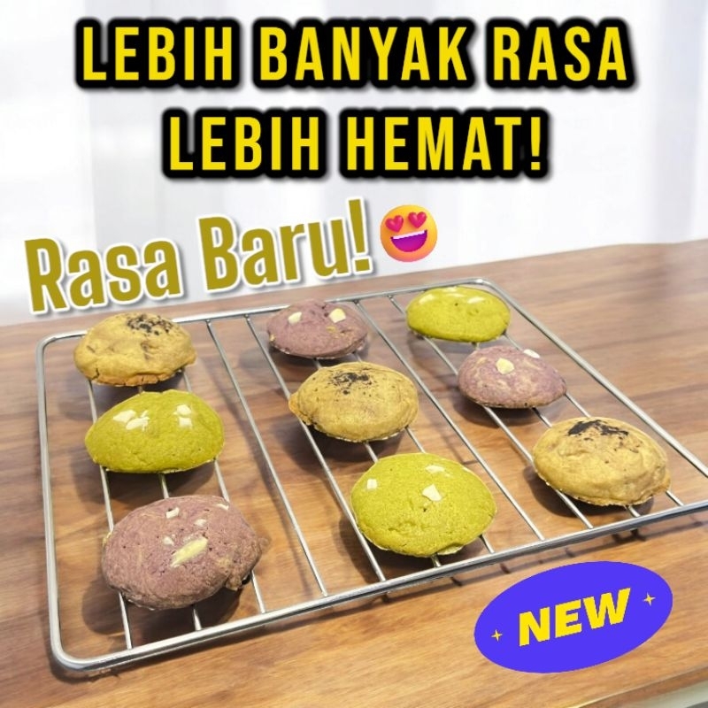 Jual Soft Baked Cookies Lite Flavour - Kue Kering Cookies Rasa Taro ...