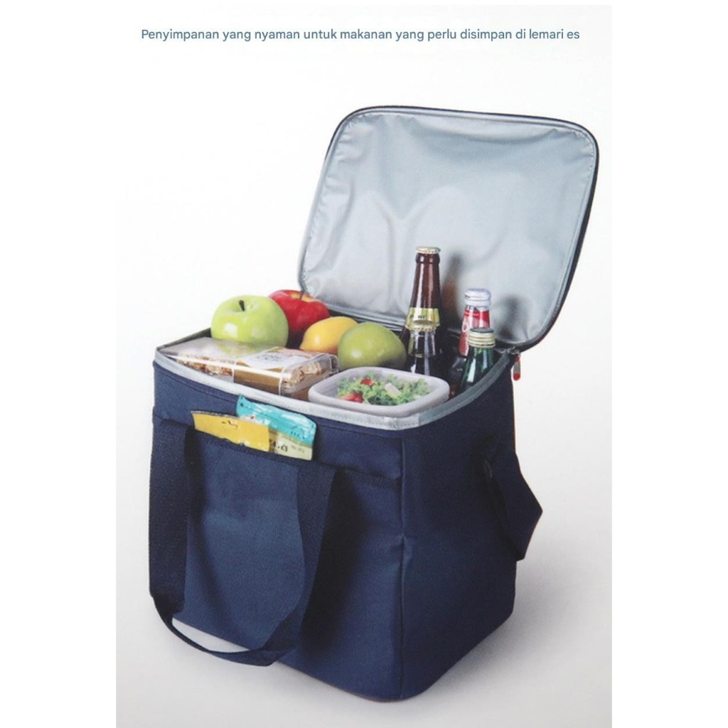 Jual ORIGINAL Daiso Square Cooler Bag | Shopee Indonesia