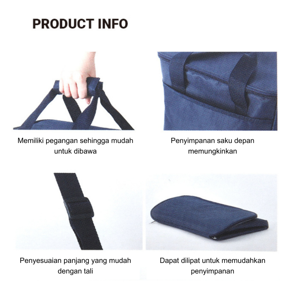 Jual ORIGINAL Daiso Square Cooler Bag | Shopee Indonesia
