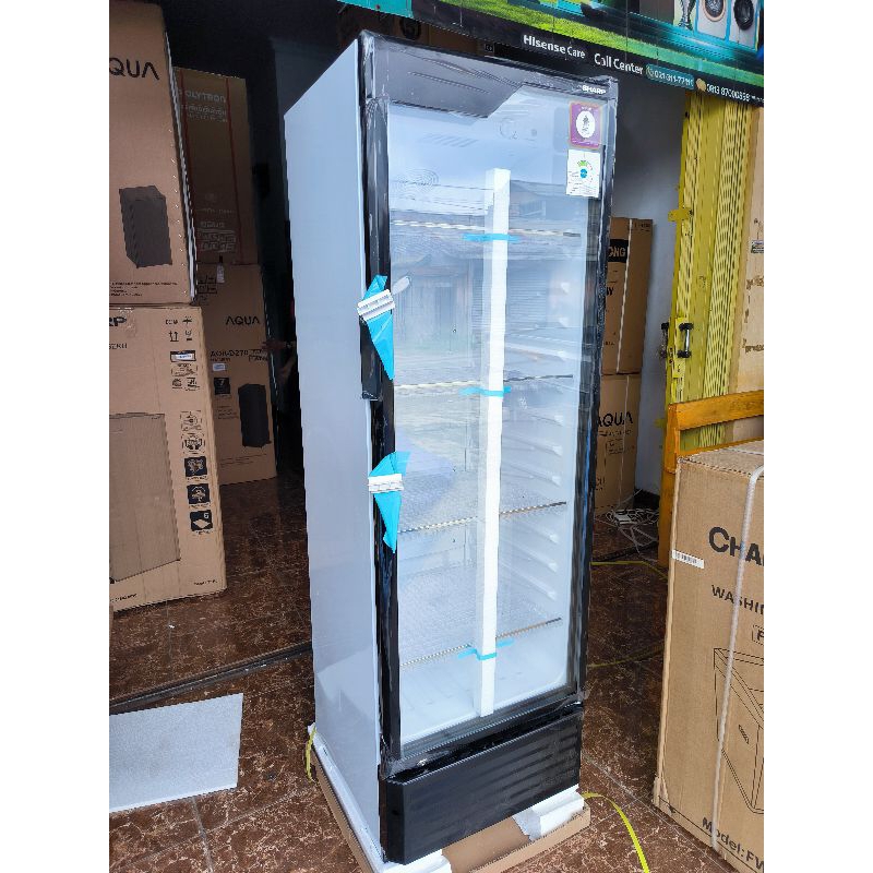 Jual showcase Sharp SCH250-FS/ lemari pendingin air minum | Shopee ...