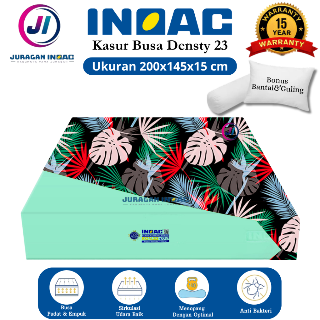 Jual [ 200x145x15 ] Kasur Busa Inoac No 3 Murah Tebal 15 cm Garansi 20 ...
