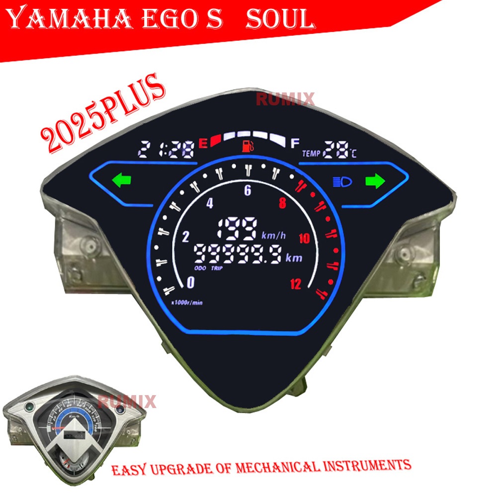 Jual Speedometer Mio Soul Karbu Egos Yamaha Digital LED Motor ...