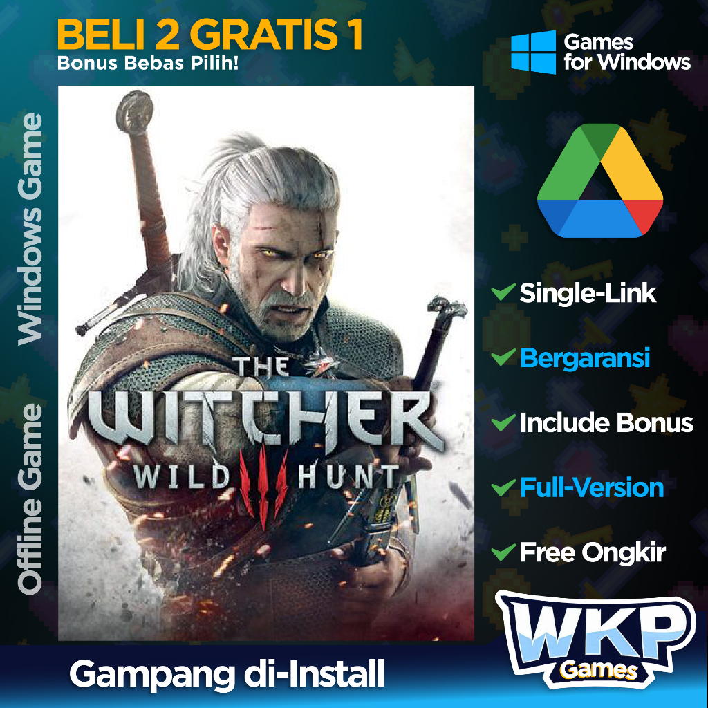 Jual The Witcher 3 Wild Hunt - PC Game - LINK DOWNLOAD - GAME LAPTOP ...