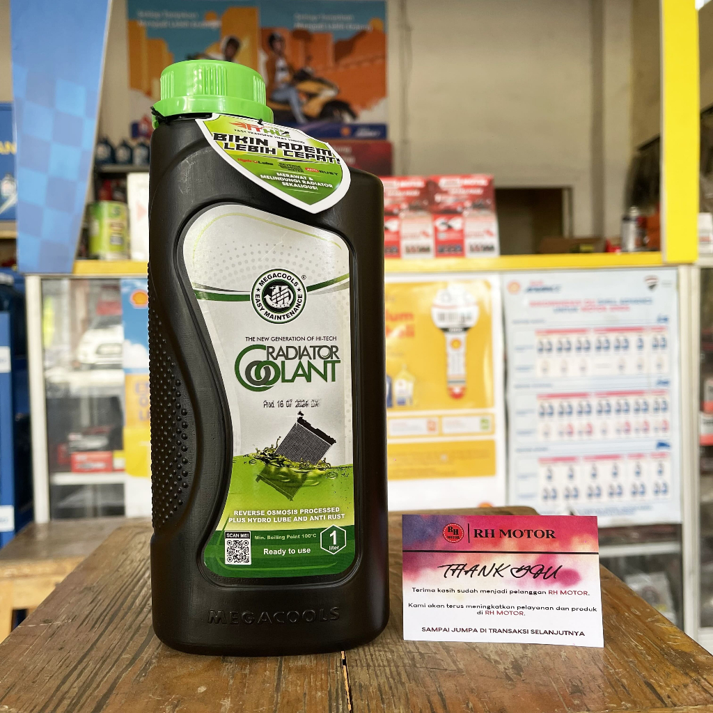 Jual Air Radiator MEGACOOLS Coolant (1L) | Shopee Indonesia