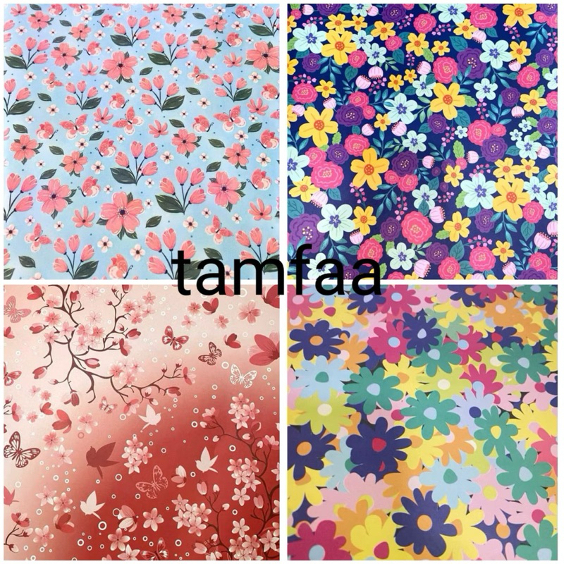 Jual KERTAS KADO SANSAN WAWA DOFF ISI 1 LEMBAR LOVE HEART FLOWER BUNGA ...