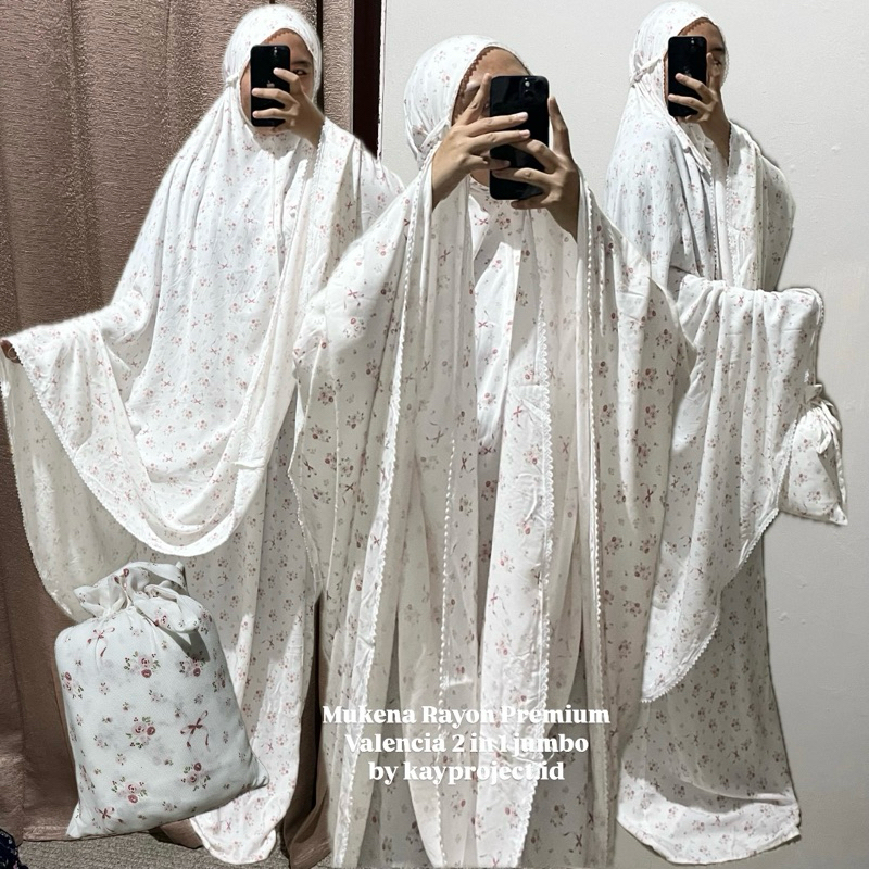 Mukena Rayon Premium Jumbo Dewasa