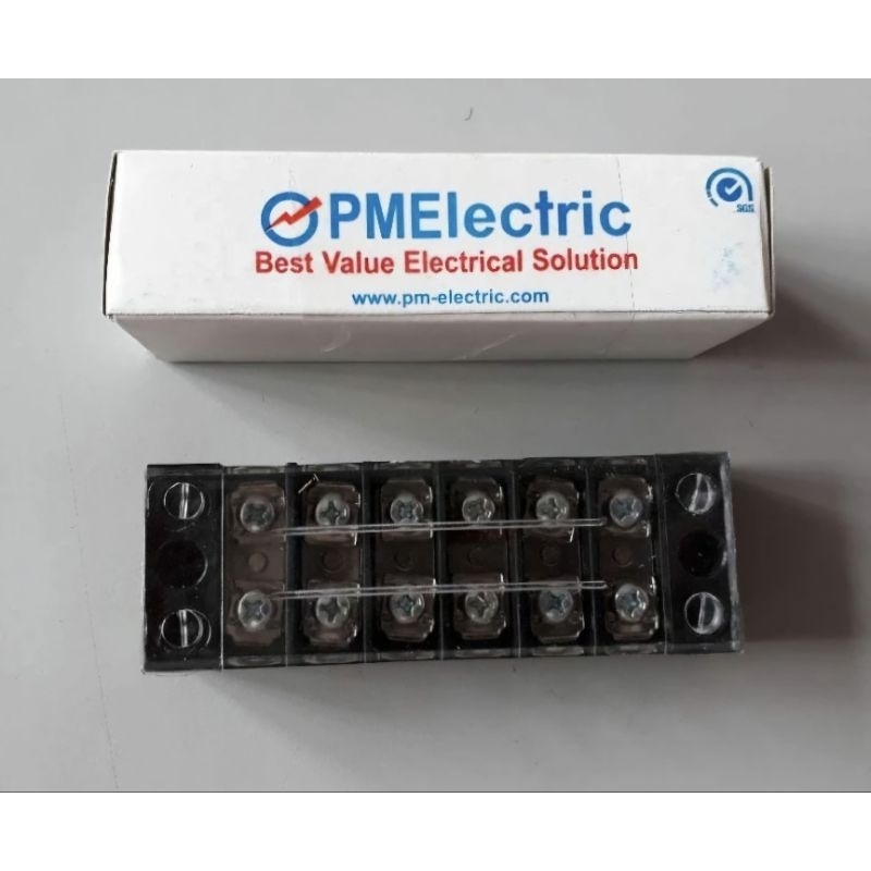 Jual Terminal Blok / Block STB-30-6P / 30A PM Electric / Puma 6 Pole 30 ...