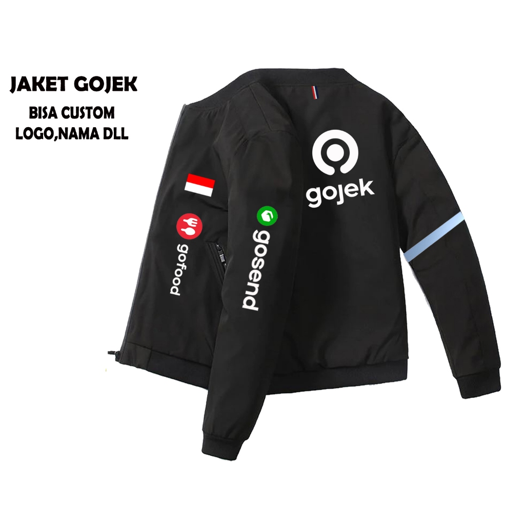 Jual Jaket Bomber GJK (Gojekk+) / Jaket Motor Terlaris, Jaket Driver ...