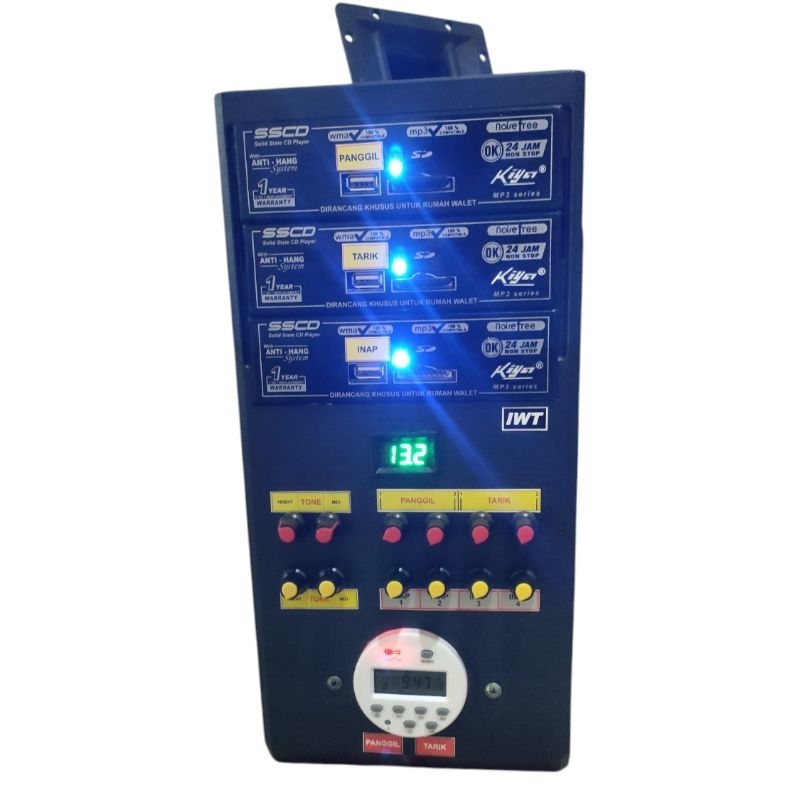 Jual Ampli walet Rakitan IWT 3 player 8 channel 1 timer/Mesin walet ...