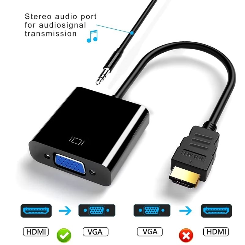 Jual CONVERTER HDTV TO VGA WITH AUDIO STB FREE BOX | Shopee Indonesia