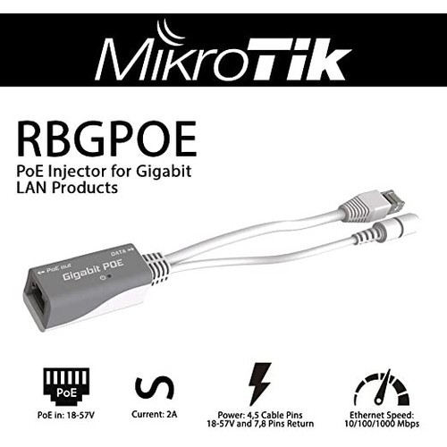 Jual Mikrotik RBGPOE Gigabit Poe Injector | Shopee Indonesia