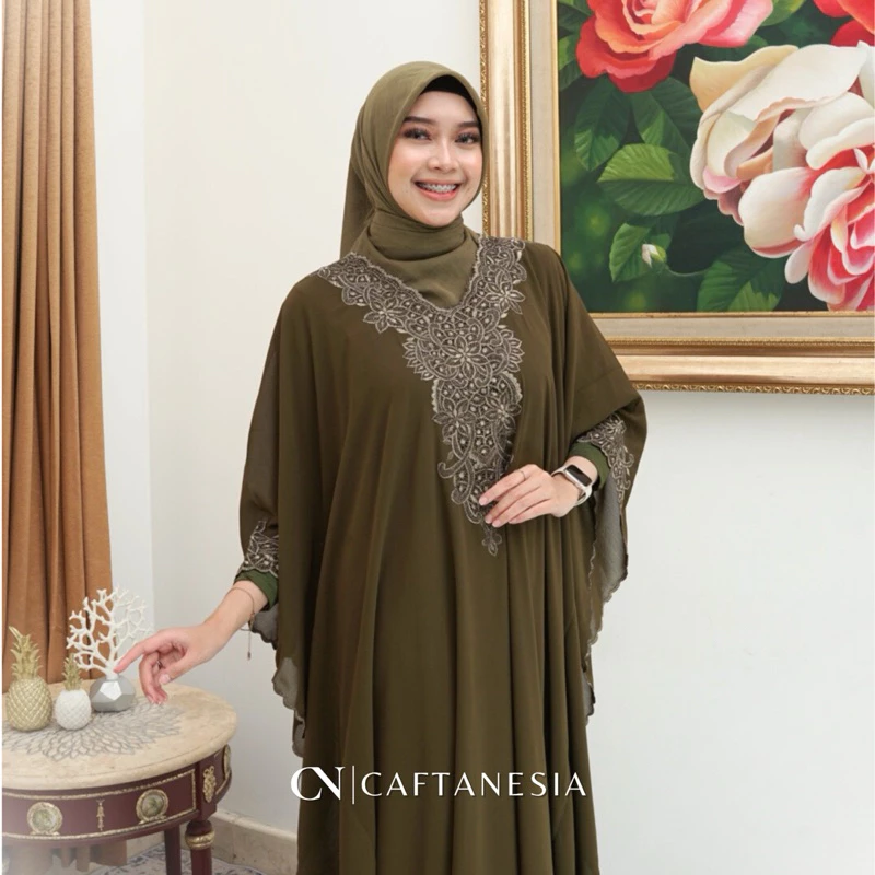 Kaftan Kerah V Kerancang