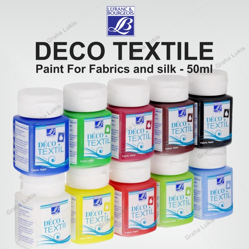 Jual Lefranc & Bourgeois Deco Textilea / Cat lukis Kain | Shopee Indonesia