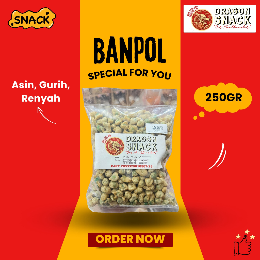 Jual BANPOL/KAPRI TEPUNG 250GR (DRAGON SNACK) | Shopee Indonesia