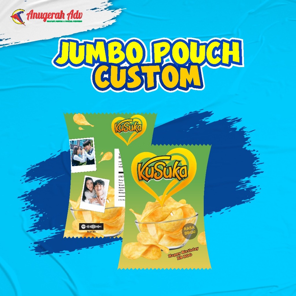 Jual Pouch Snack Ulang Tahun Anak/Labubu Pouch snack jumbo/Pouch giant ...
