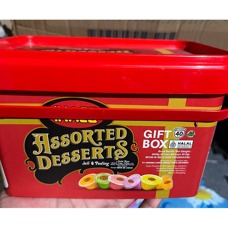 Jual Inaco Assorted Desserts Gift Box Jelly Pack 600g | Shopee Indonesia