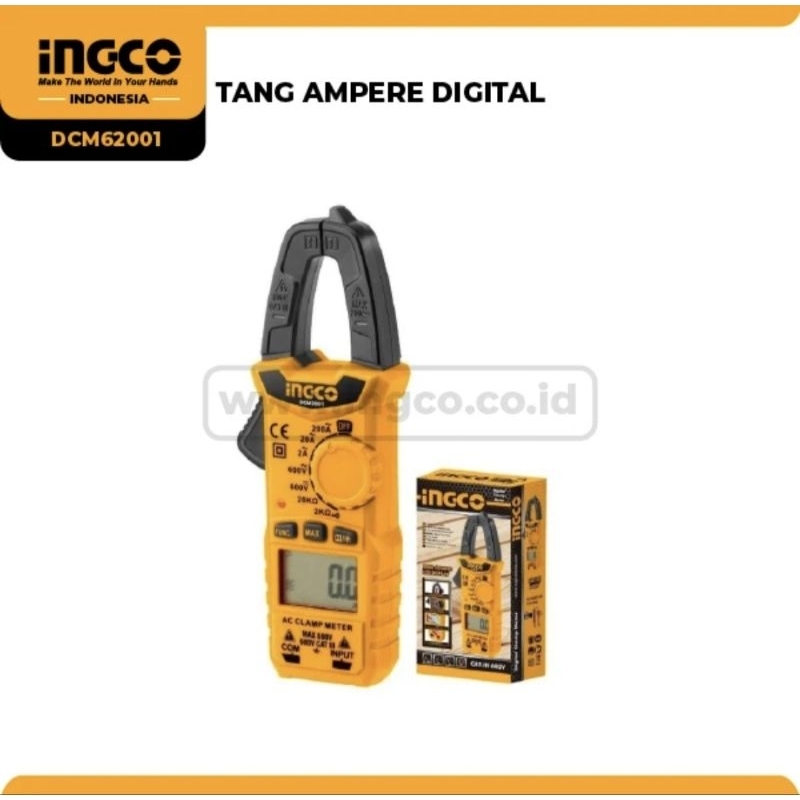 Jual TANG AMPERE JEPIT ﻿DIGITAL DCM62001 INGCO | Shopee Indonesia