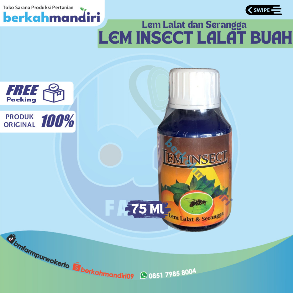 Jual LEM INSECT - LEM LALAT & SERANGGA - LEM TRAP IT 75 ML | Shopee ...